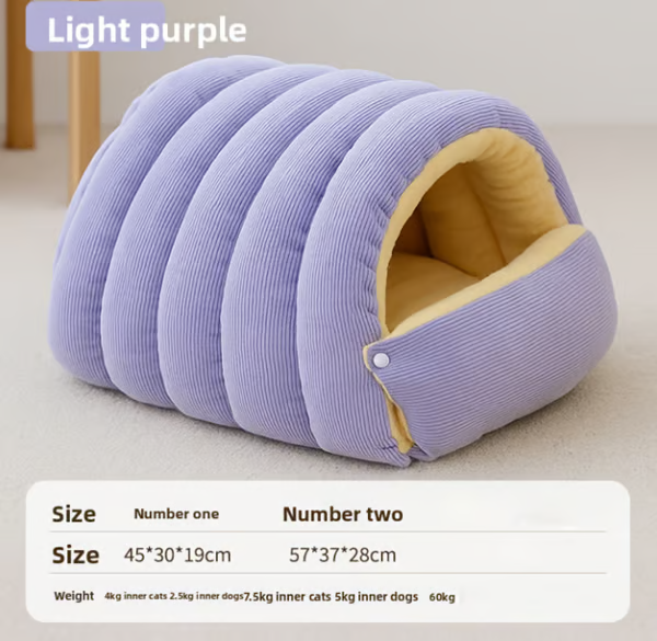 🐈Removable and Washable Winter Closed-off Cat Bed💝