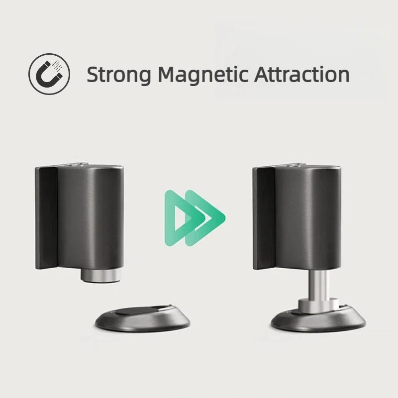Magnetic Door Stoppers Retractable Bottom