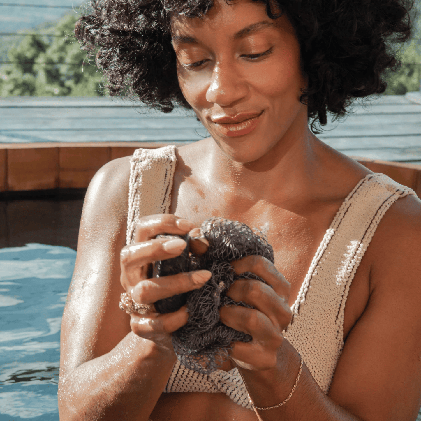 ✨African Exfoliating Net Sponge (45 inches Long)
