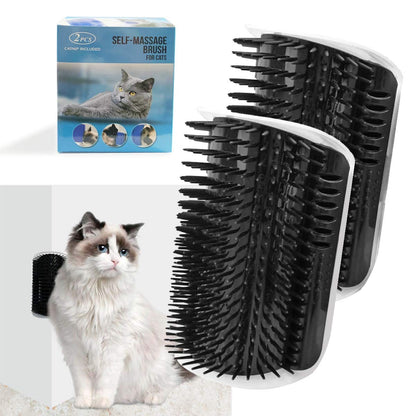 2-Pack Softer Self Groomer Wall Corner Massage Comb