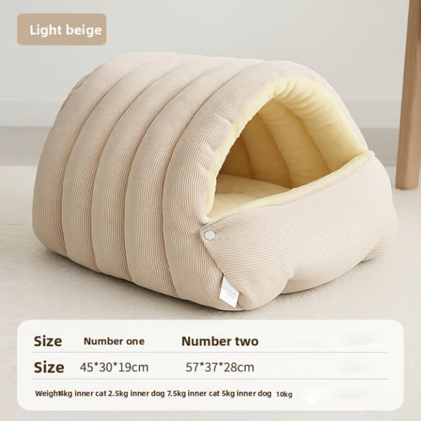 🐈Removable and Washable Winter Closed-off Cat Bed💝