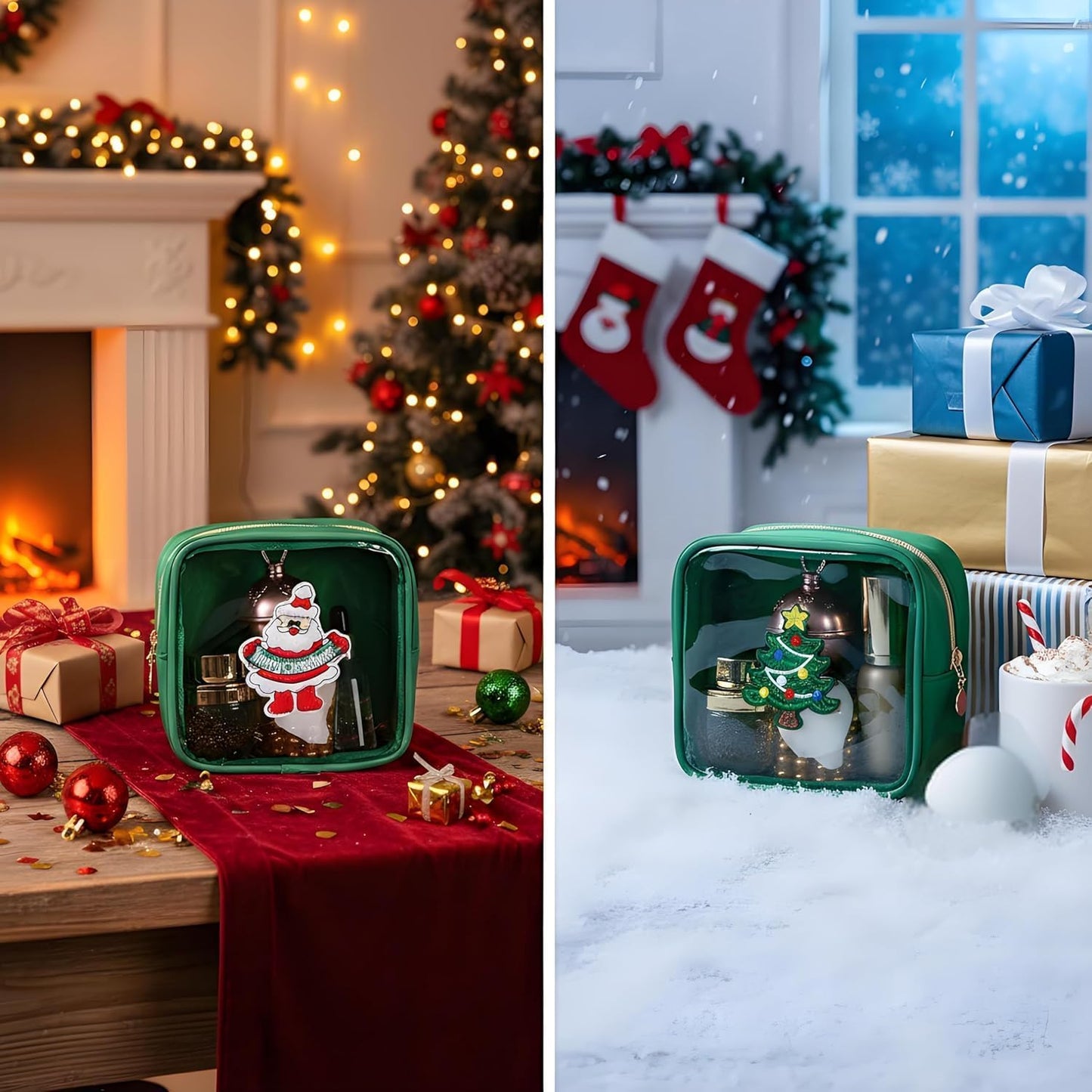 Christmas Mini Zippered Pouch