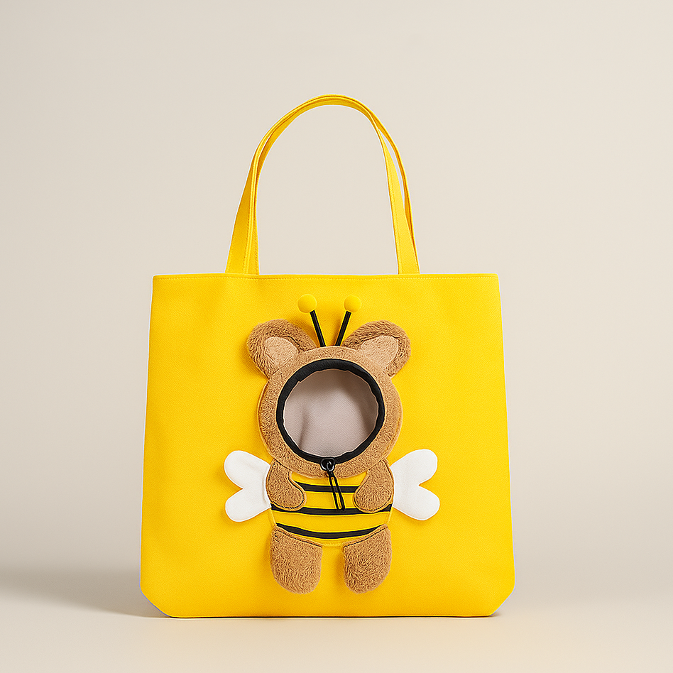 On-the-Go Pet Carrier Bag, Cat Shoulder Backpack with Peek Window for Cats and Small Dogs