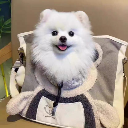 Pet carrier shoulder bag